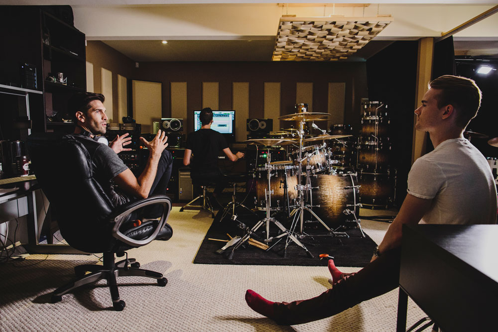 180 Drums editing studio
