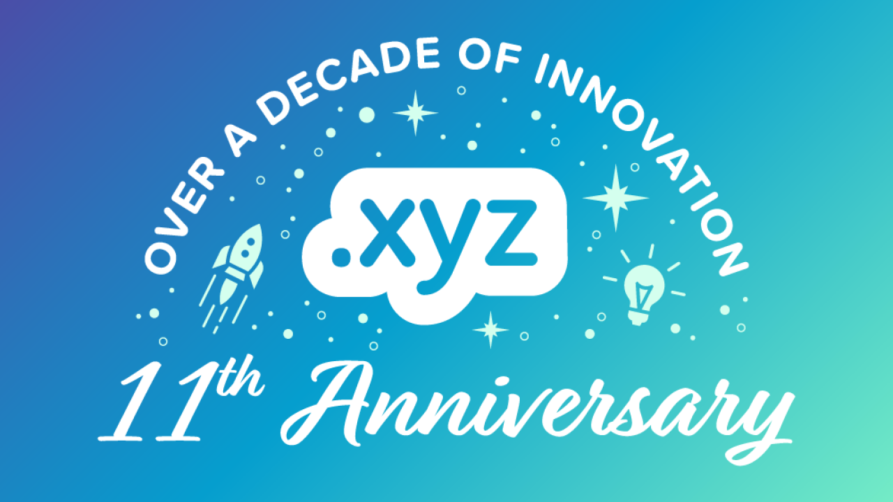 Celebrating 11 years of .XYZ, a cutting-edge domain